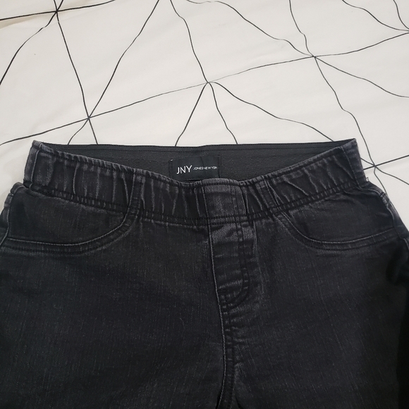 Jones New York Elastic Waist Black Jegging Jeans Size 6 - Picture 2 of 13